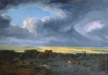 Myrskyinen maisema, 1795